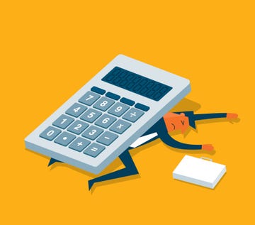 Calculator - businessman
