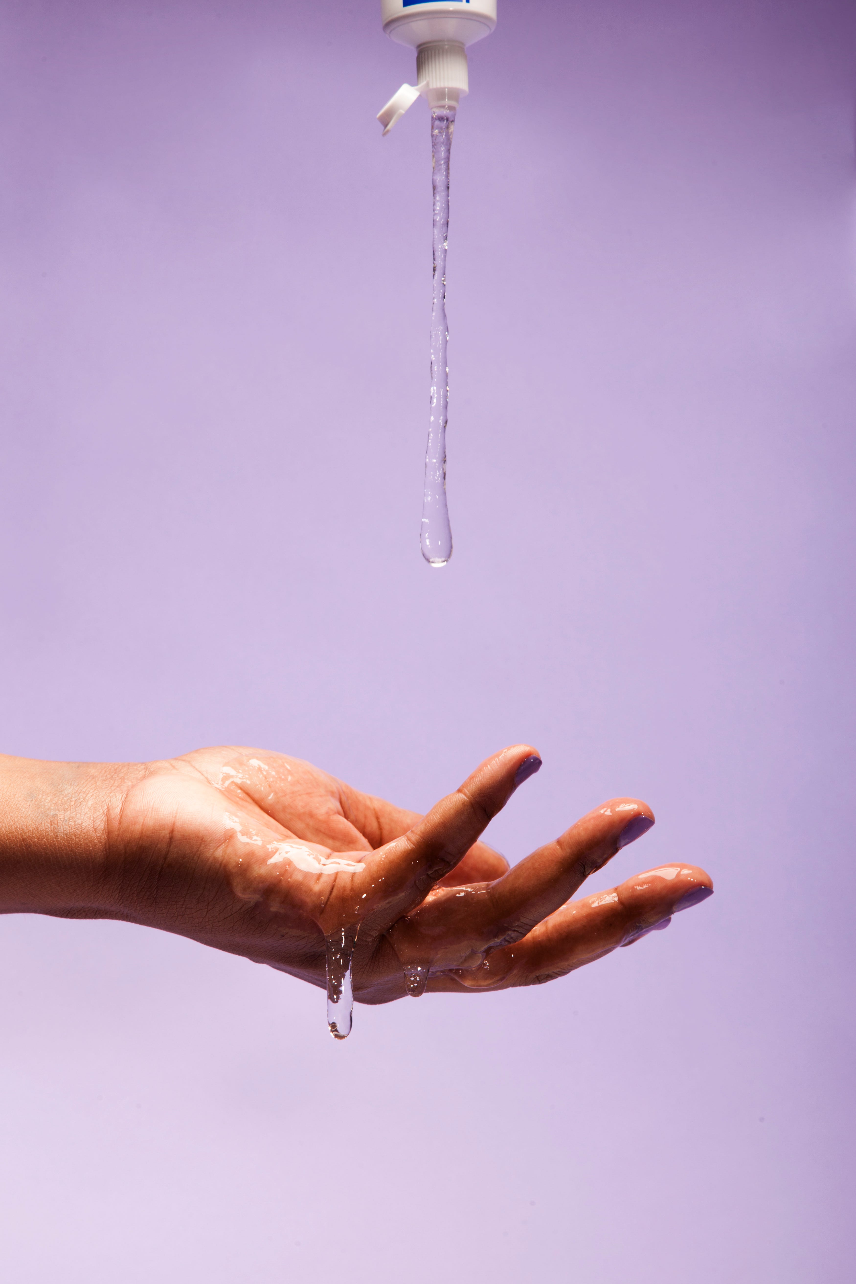 Close Up Of Women with Lube