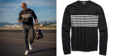 The Rock Todd Snyder Sweater