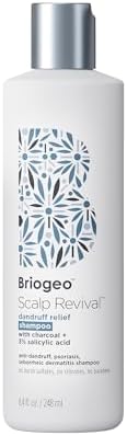 Briogeo Scalp Revival Dandruff Relief Shampoo | Charcoal + 3% Salicylic Acid | Daily Anti-Dandruff Shampoo for Flakes, Itch & Irritation | Color-Safe | Vegan & Cruelty-Free | 8.4 fl oz