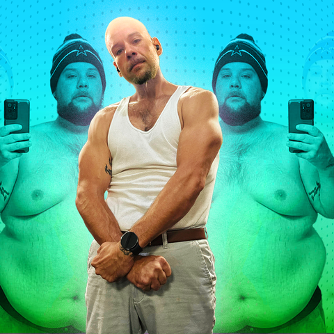 Before and after transformation of Gary Biser Before and after transformation of Gary Biser