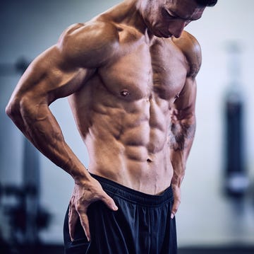 Body Builder Training in Industrial Urban Gym Body Builder Training in Industrial Urban Gym