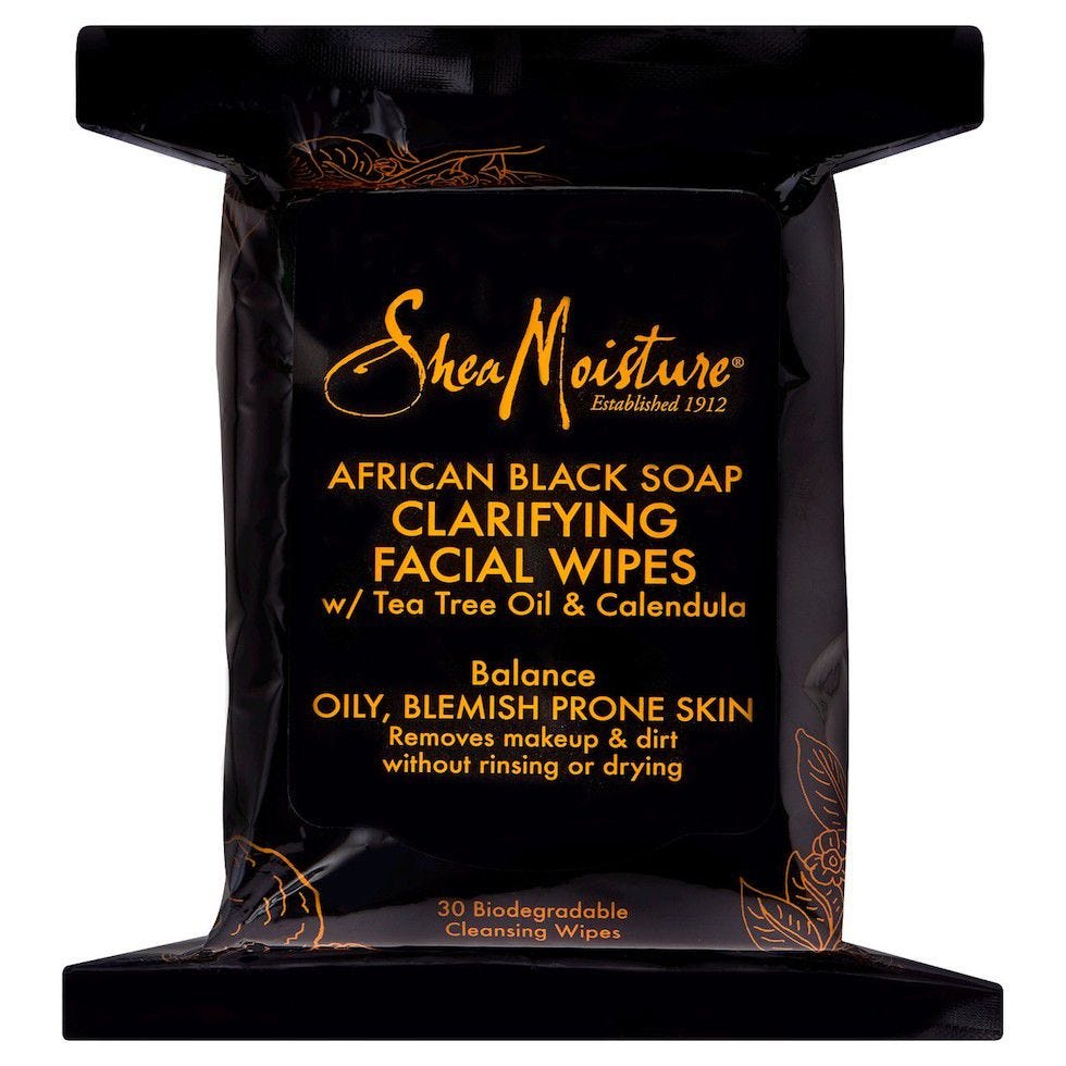 SheaMoisture African Black Soap Facial Cleansing Wipes SheaMoisture African Black Soap Facial Cleansing Wipes